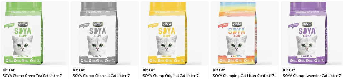Kit cat Soya clumping cat litter